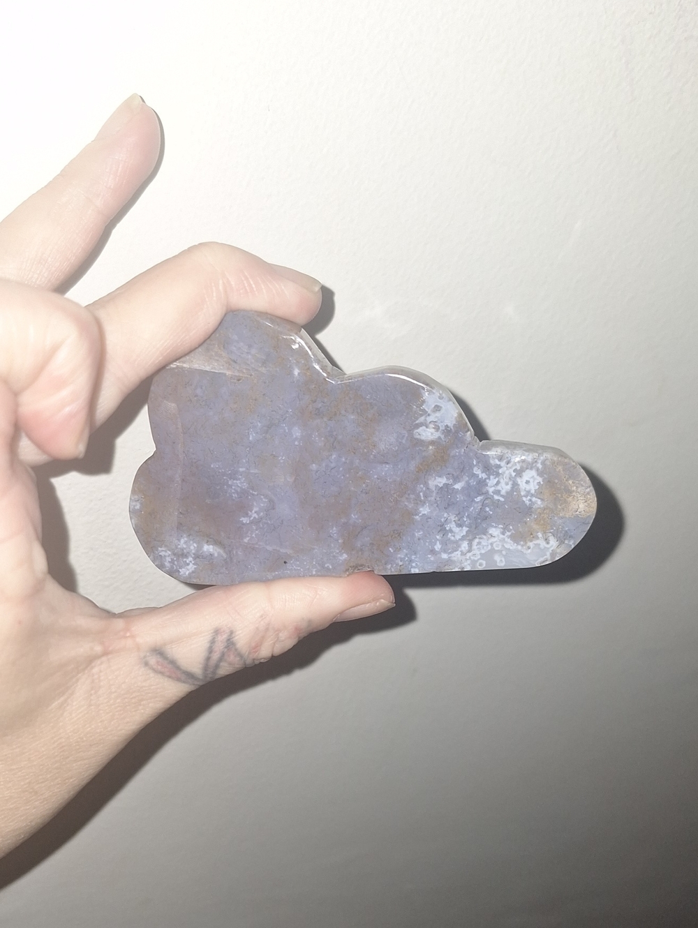 Moss Agate Cloud Carving